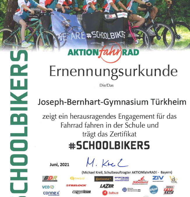 #Schoolbikers