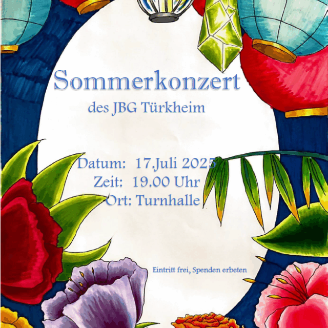 Herzliche Einladung zum Sommerkonzert