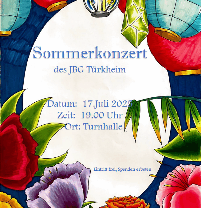 Herzliche Einladung zum Sommerkonzert